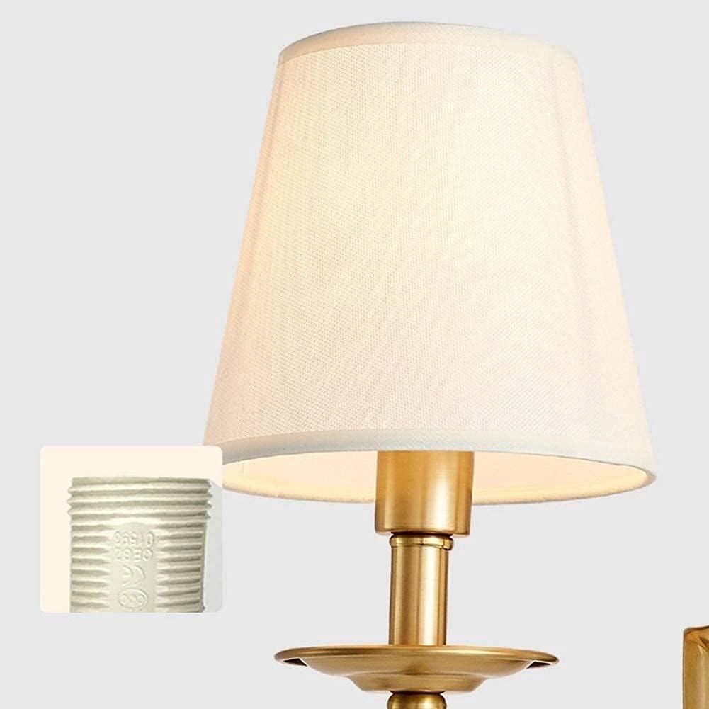 Silva Vintage Double Fabric Shades Wall Lamp