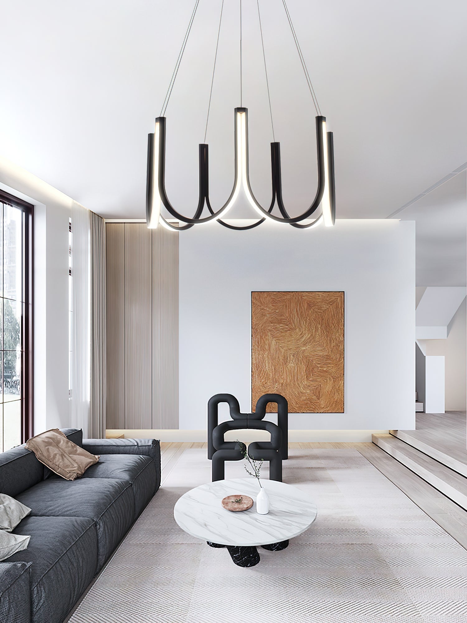 Otheara Modern Minimalist LED Chandelier - Letslighting