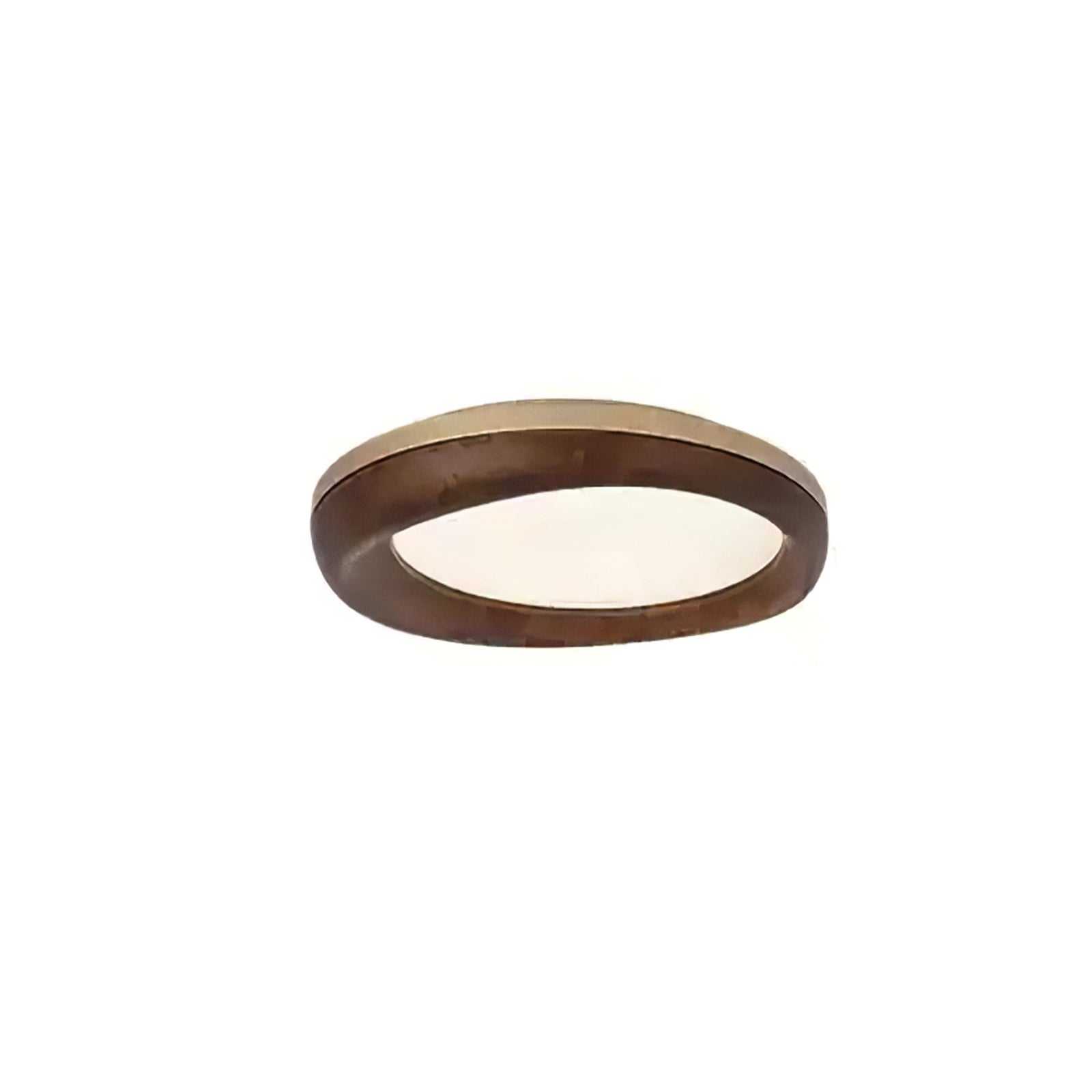 Eurtheara Organic Wood Glass Ceiling Light - Letslighting