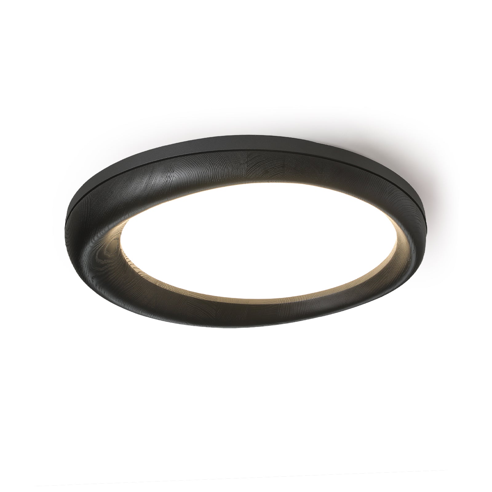 Eurtheara Organic Wood Glass Ceiling Light - Letslighting