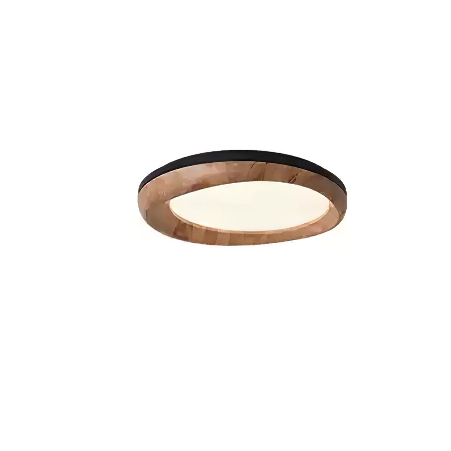 Eurtheara Organic Wood Glass Ceiling Light - Letslighting
