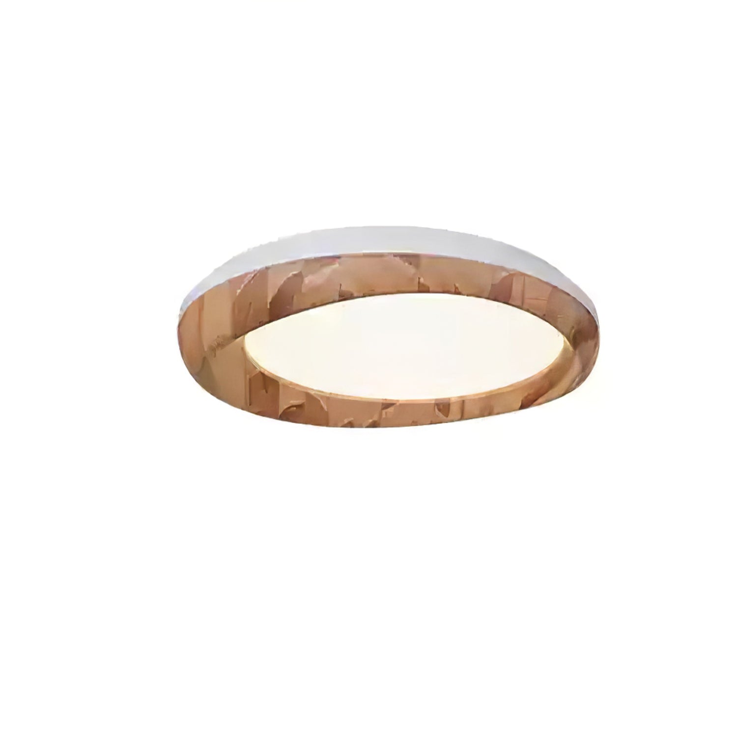 Eurtheara Organic Wood Glass Ceiling Light - Letslighting