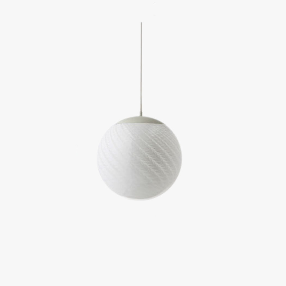 Valentina Minimalist LED Pendant Light Glass Study Bedroom