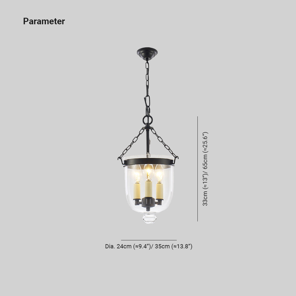 Silva Industrial Candle LED Pendant Light Dining Room - Letslighting