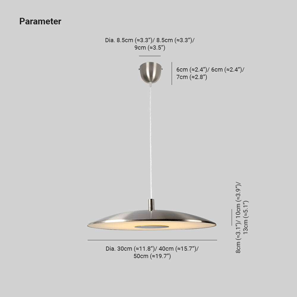 Arisha Post Modern Simple Metal Pendant Light Dining Room