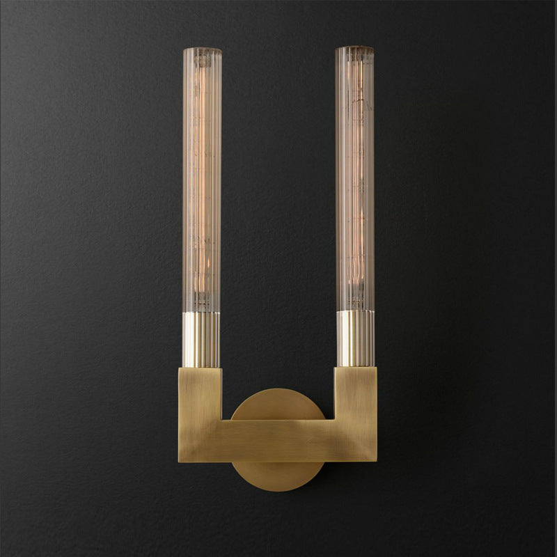 Arisha Nordic Glass Indoor Wall Lamp Restaurant Bedroom - Letslighting