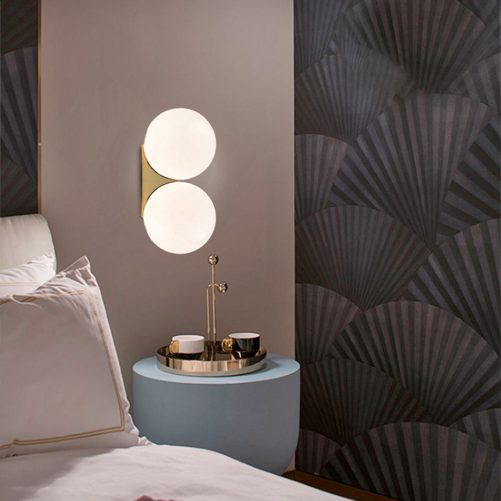 Valentina Simple Indoor Wall Lamp Glass Living Room Bedroom Study - Letslighting