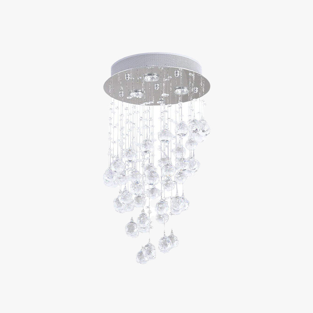 Arisha Long Flush Mount Ceiling Light Glass Living Room - Letslighting