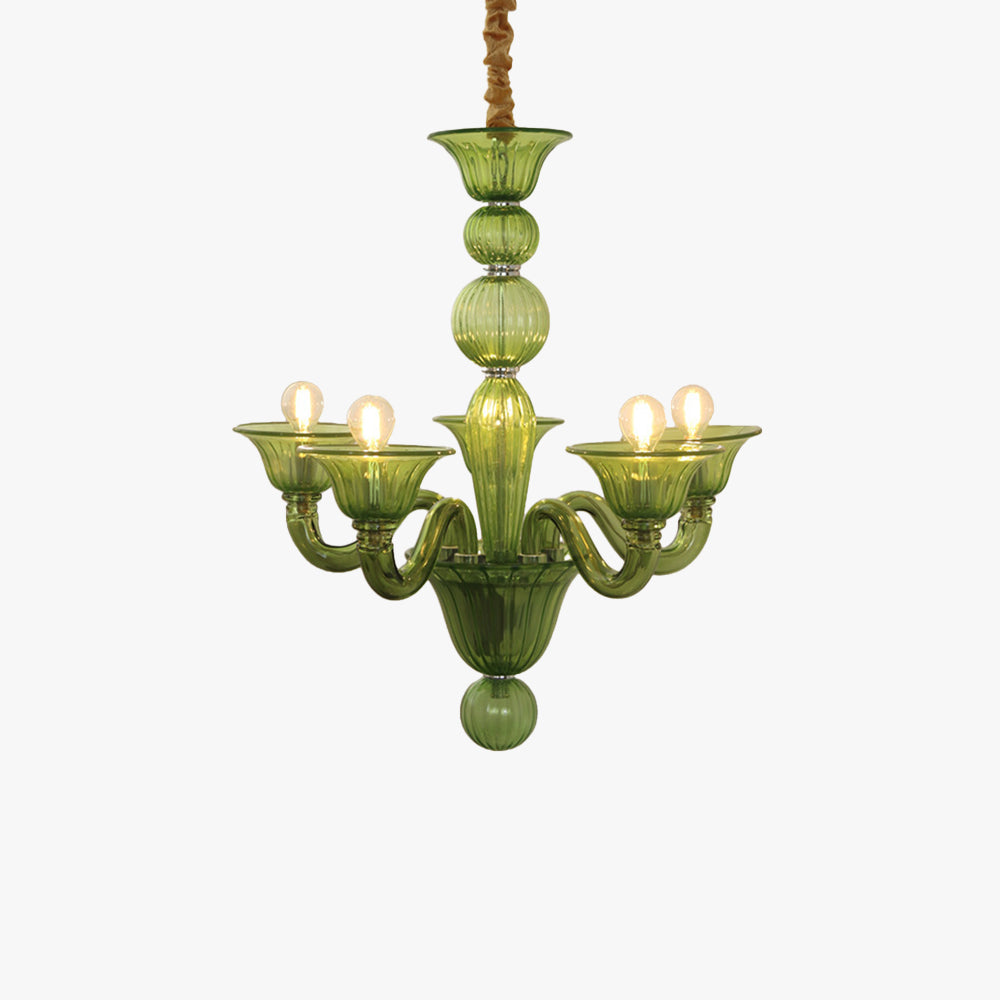 Silva Retro Chandelier Glass Dining Room Living Room - Letslighting