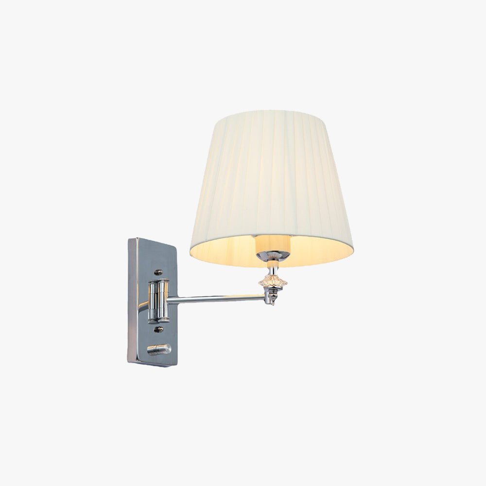 Ritta Modern LED Indoor Wall Lamp Metal Fabric Living Room Bedroom