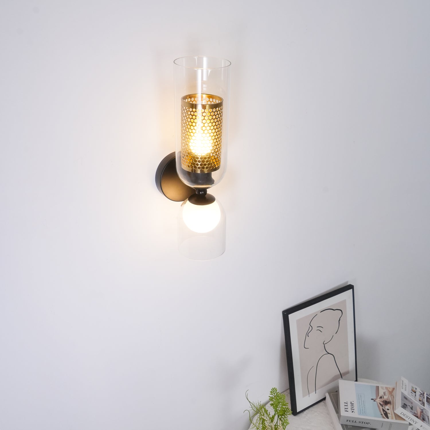 Alvynan Premium Nordic Art Glass Wall Lamp - Letslighting