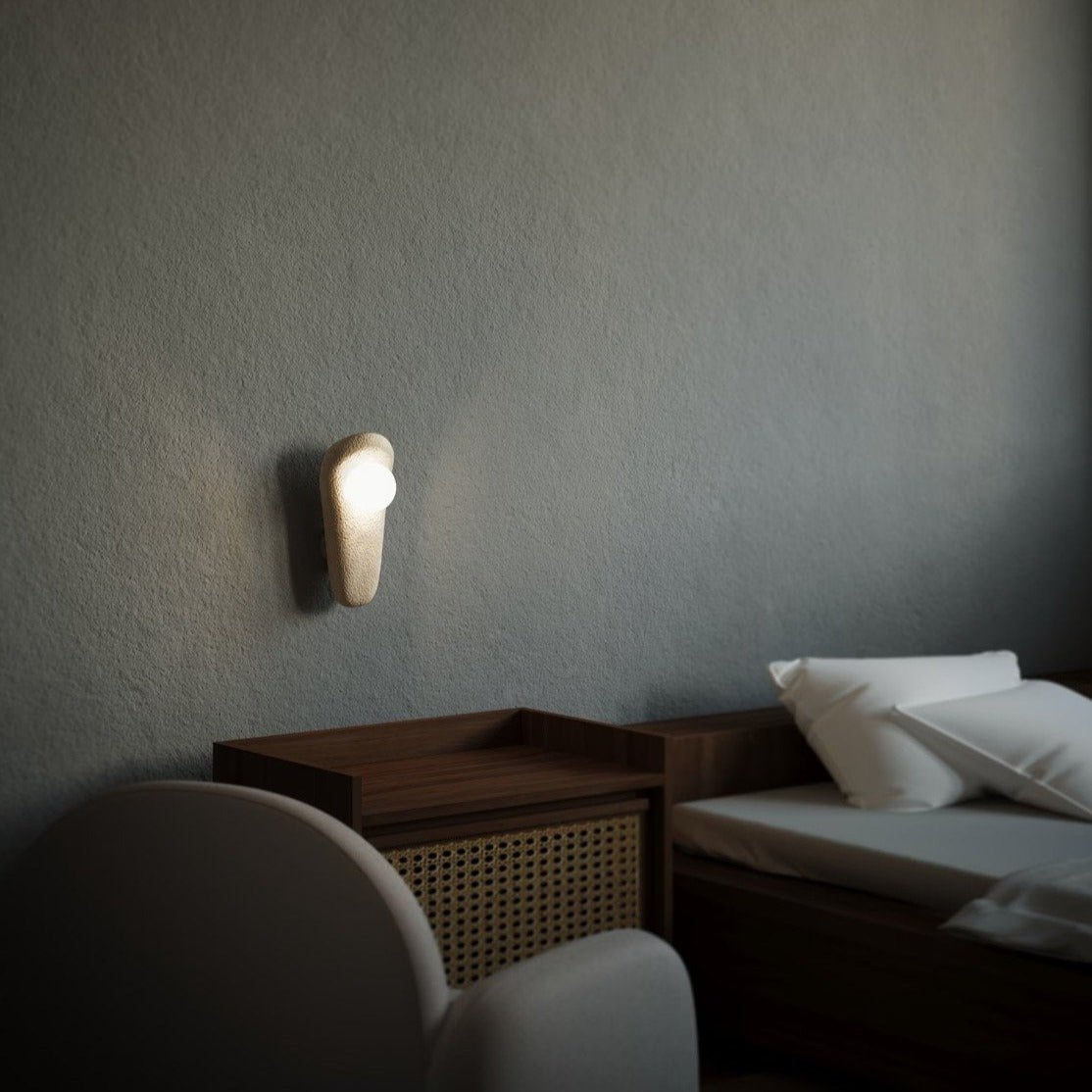 Cashae Modern Minimalist Resin Glass Wall Lamp - Letslighting