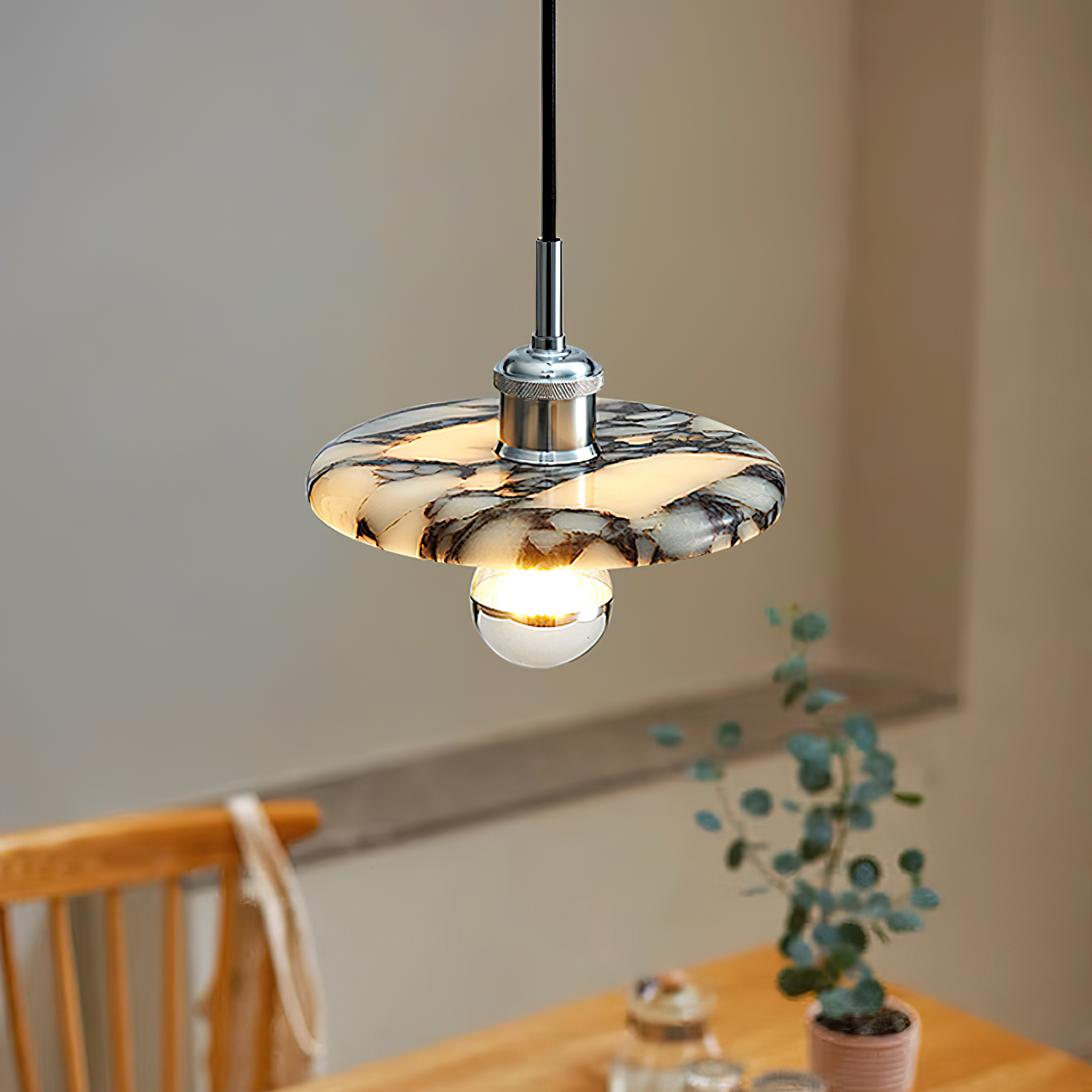 Ovelion Premium Nordic Art Marble Pendant Lamp - Letslighting