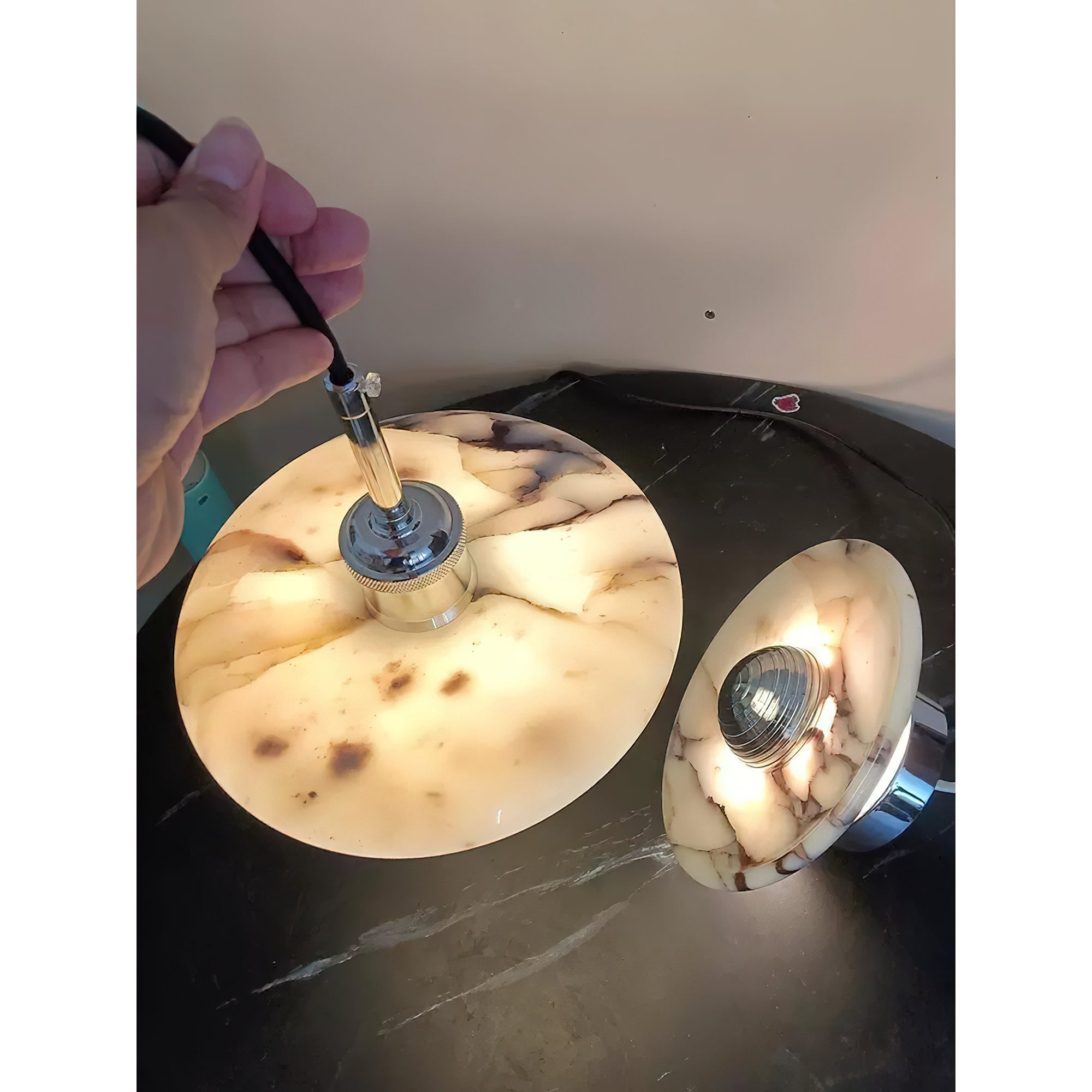 Ovelion Premium Nordic Art Marble Pendant Lamp - Letslighting