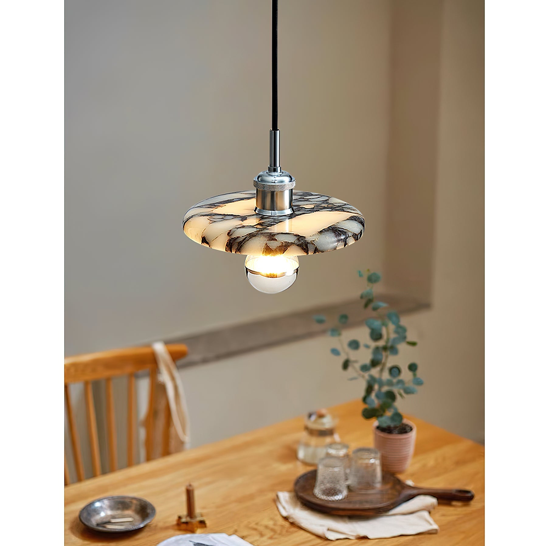 Ovelion Premium Nordic Art Marble Pendant Lamp - Letslighting