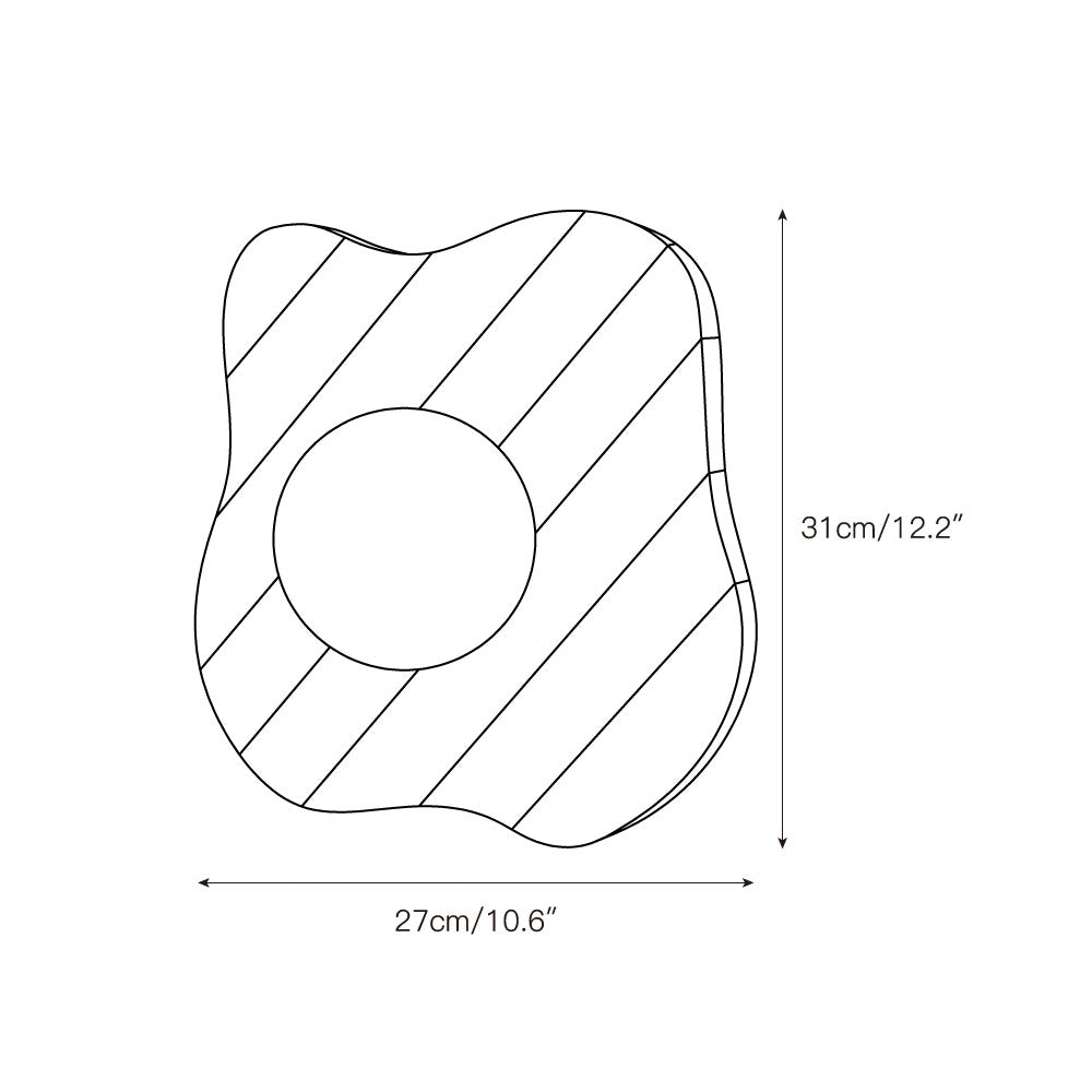 Curinis Individual Creativity Zebra Marble Glass Wall Lamp - Letslighting