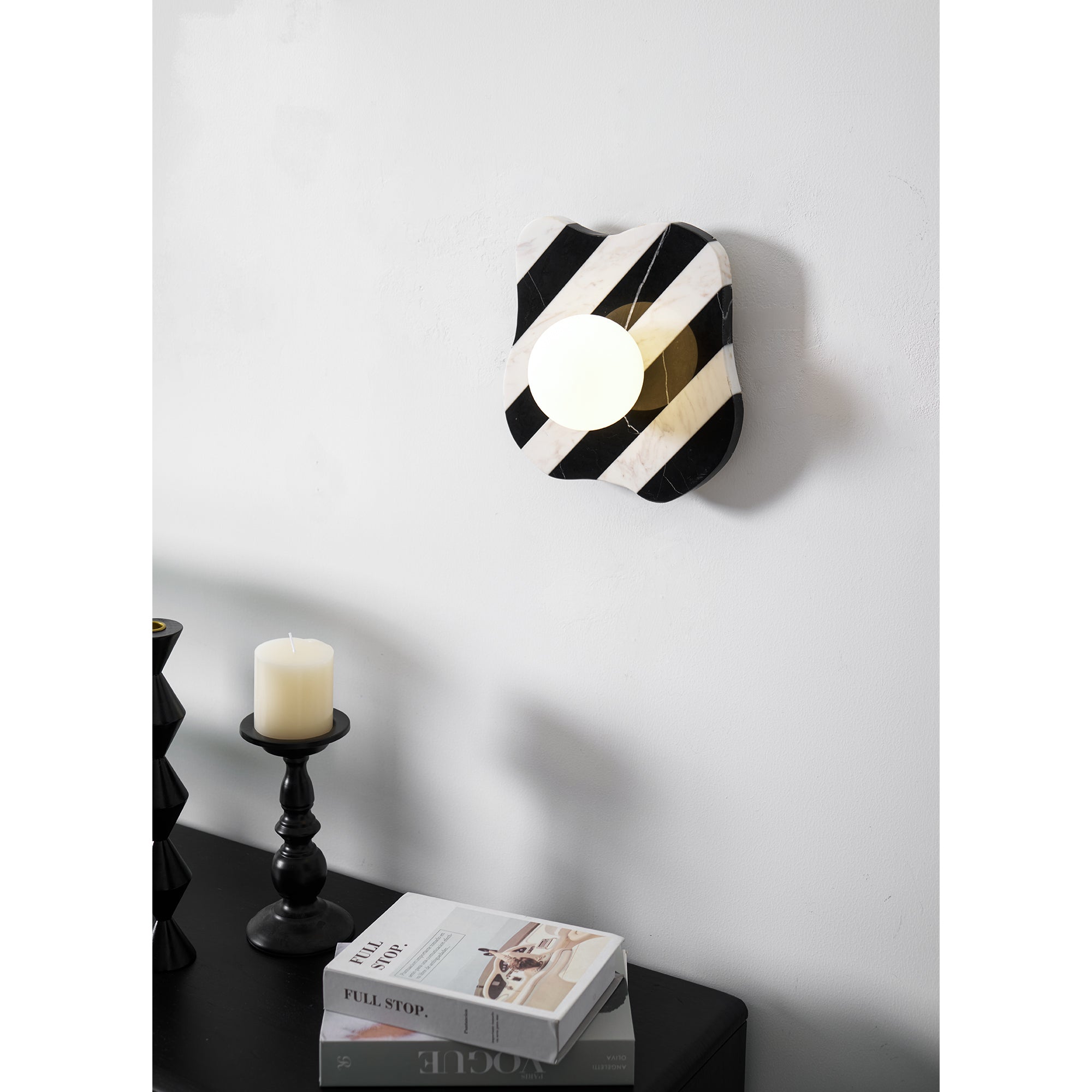 Curinis Individual Creativity Zebra Marble Glass Wall Lamp - Letslighting