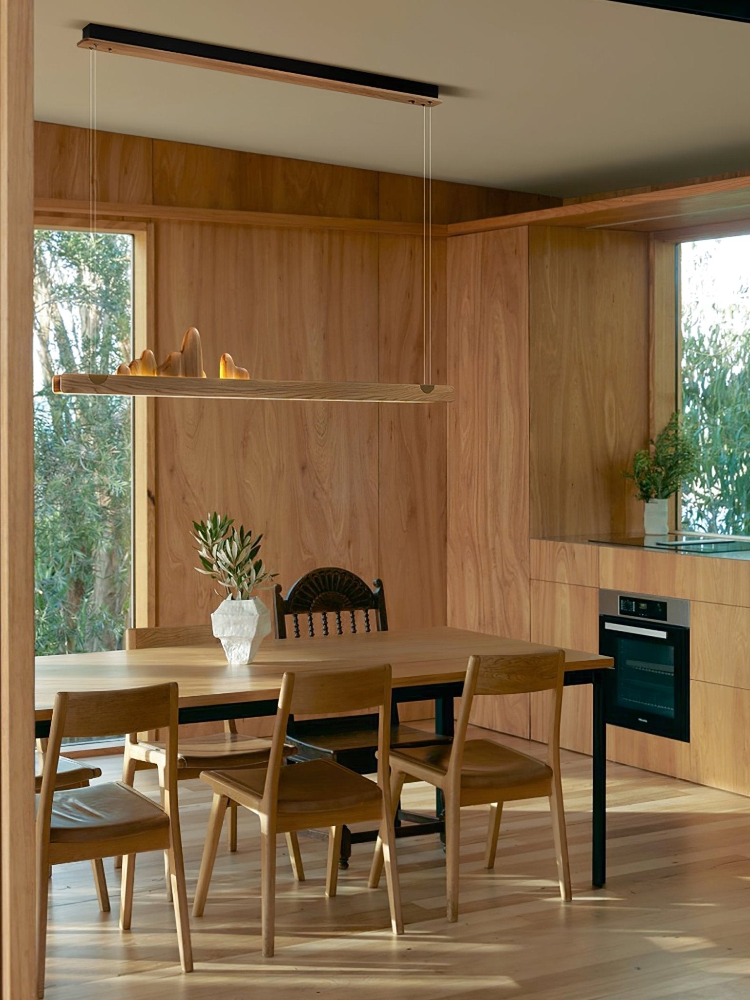 Daniel Modern Wood Pendant Light - Letslighting