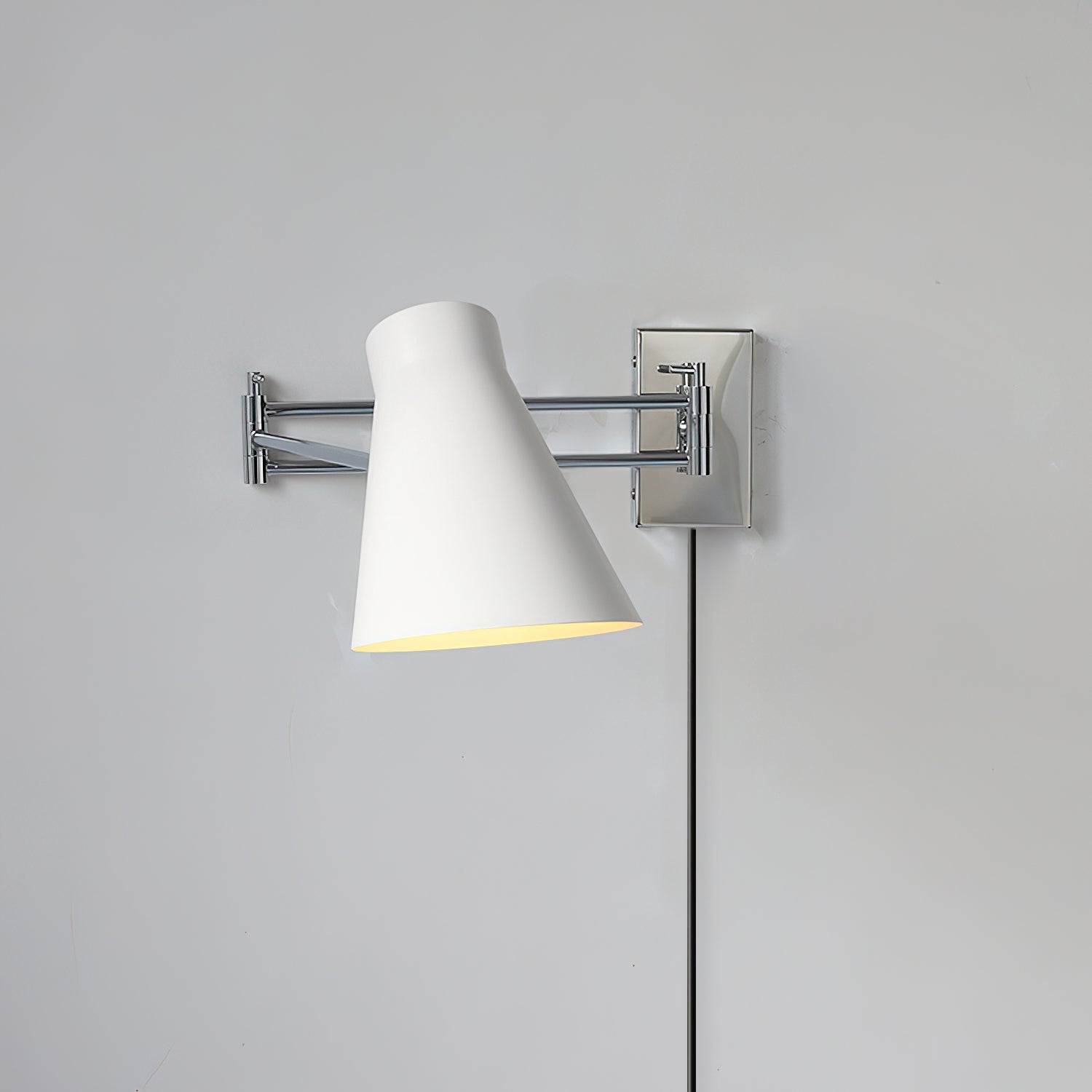 Wall Lamp Body and Shade Adjustable Arm Minimalist Modern - Letslighting