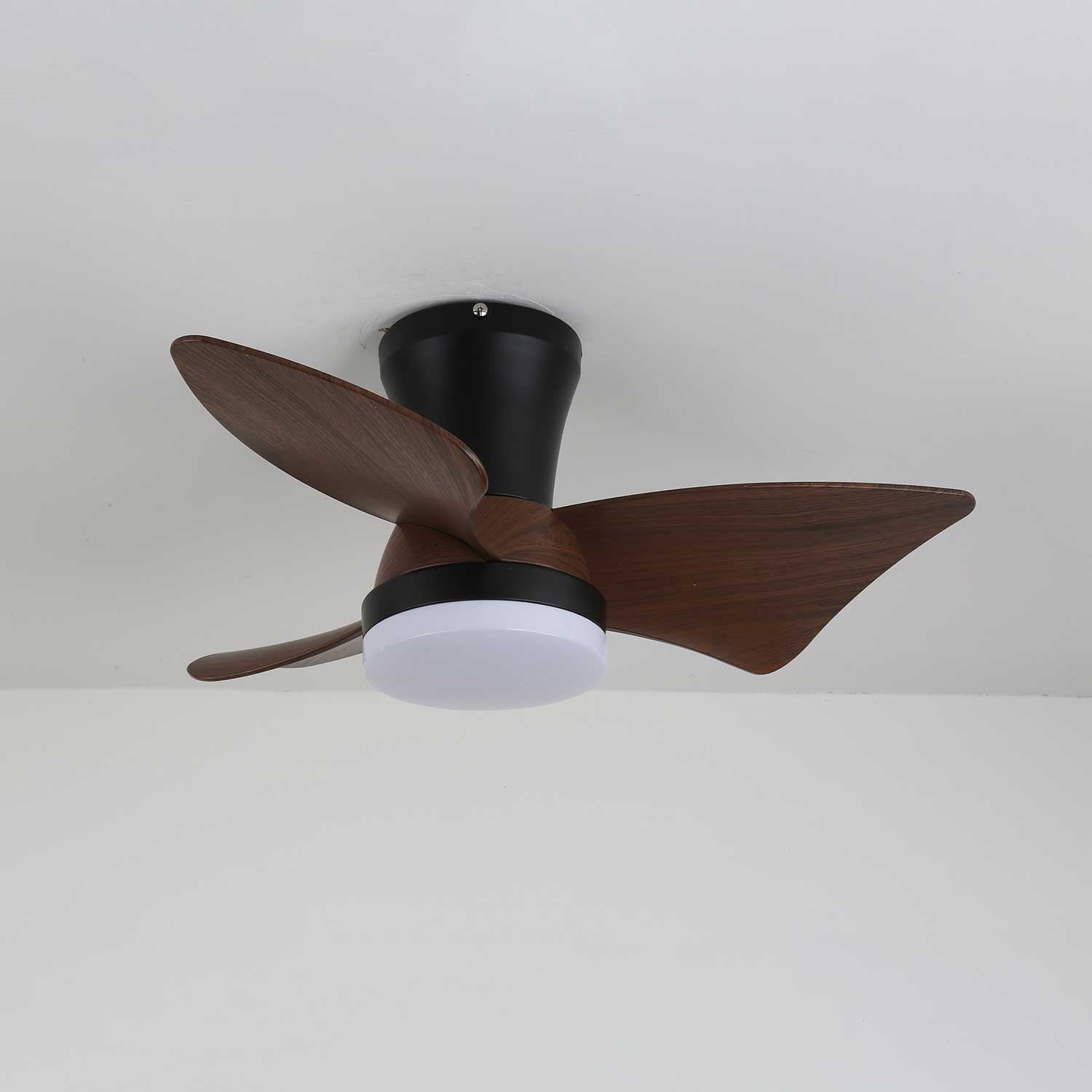 Caspian Modern Wood Ceiling Fan Light - Letslighting