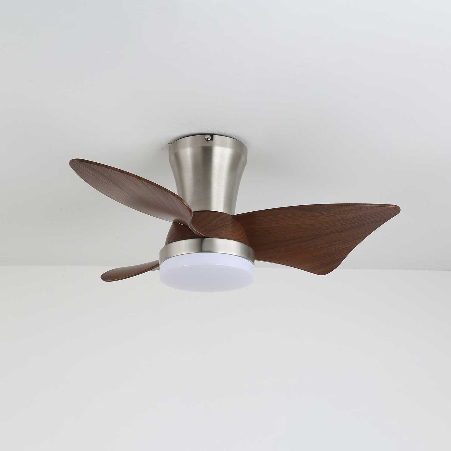 Caspian Modern Wood Ceiling Fan Light - Letslighting