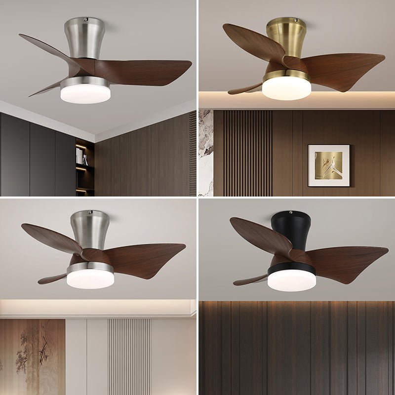 Arden Minimalist Wood Ceiling Fan Light - Letslighting