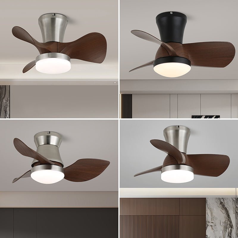 Arden Minimalist Wood Ceiling Fan Light - Letslighting