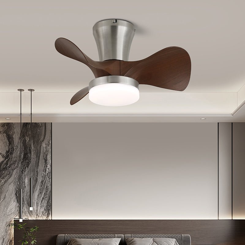 Arden Minimalist Wood Ceiling Fan Light - Letslighting