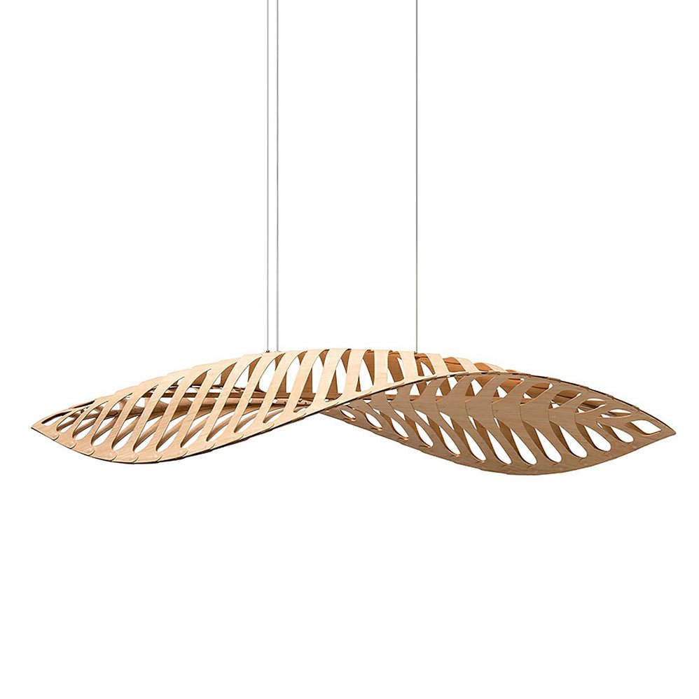 Veliren Leaf Wood Pendant Light - Letslighting
