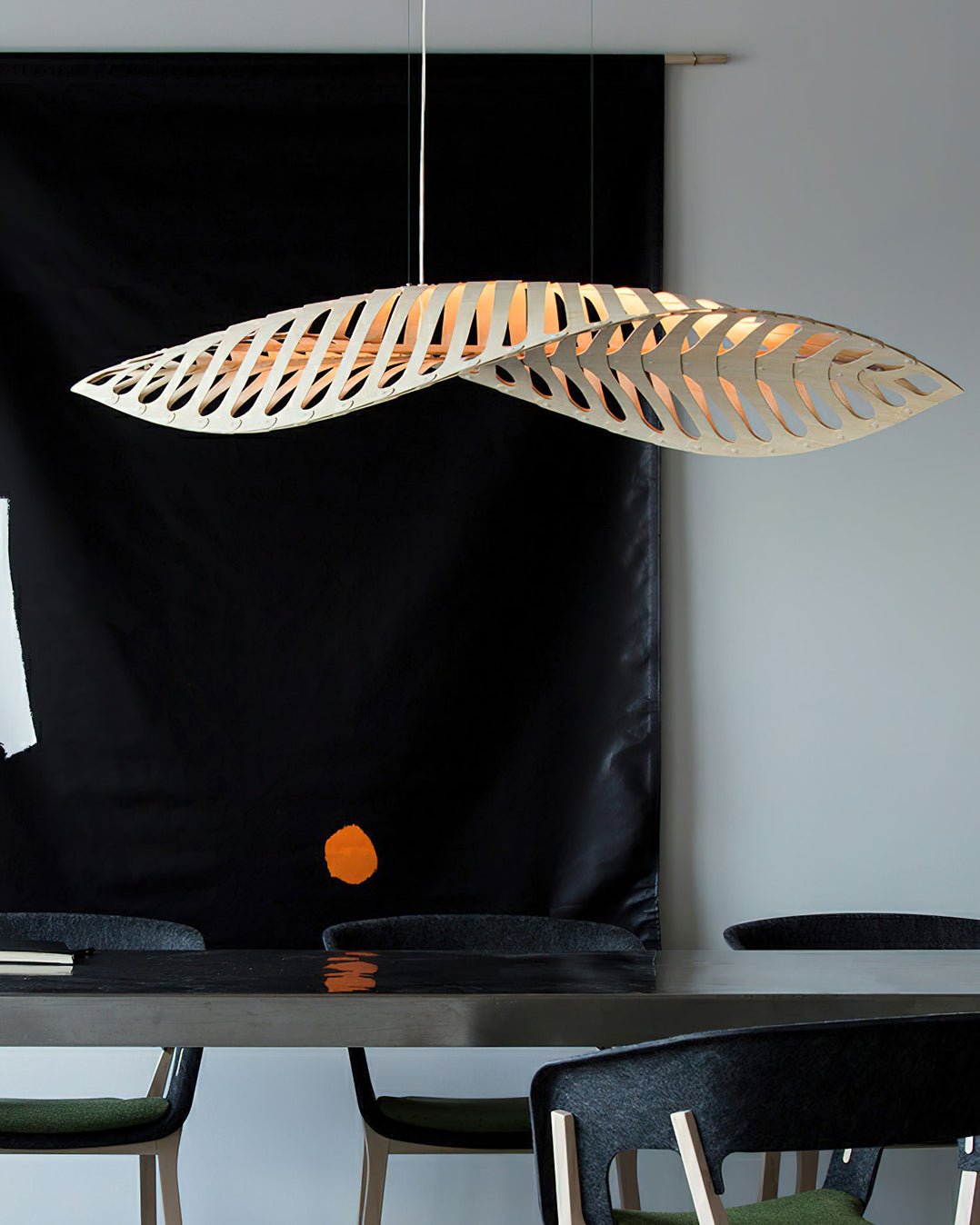 Veliren Leaf Wood Pendant Light - Letslighting
