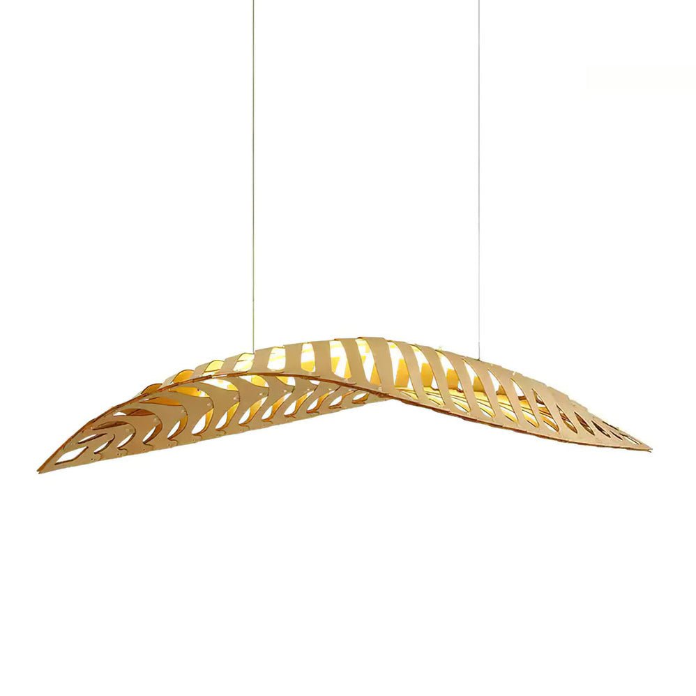 Veliren Leaf Wood Pendant Light - Letslighting