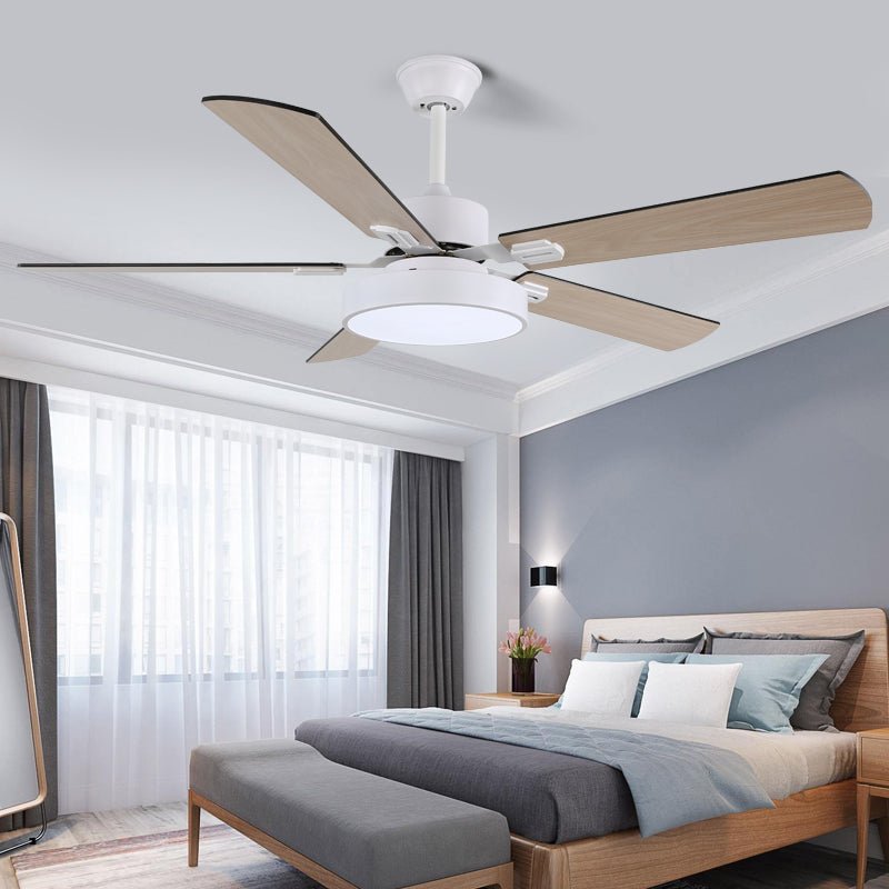 Aveline Modern Wood Ceiling Fan Light - Letslighting