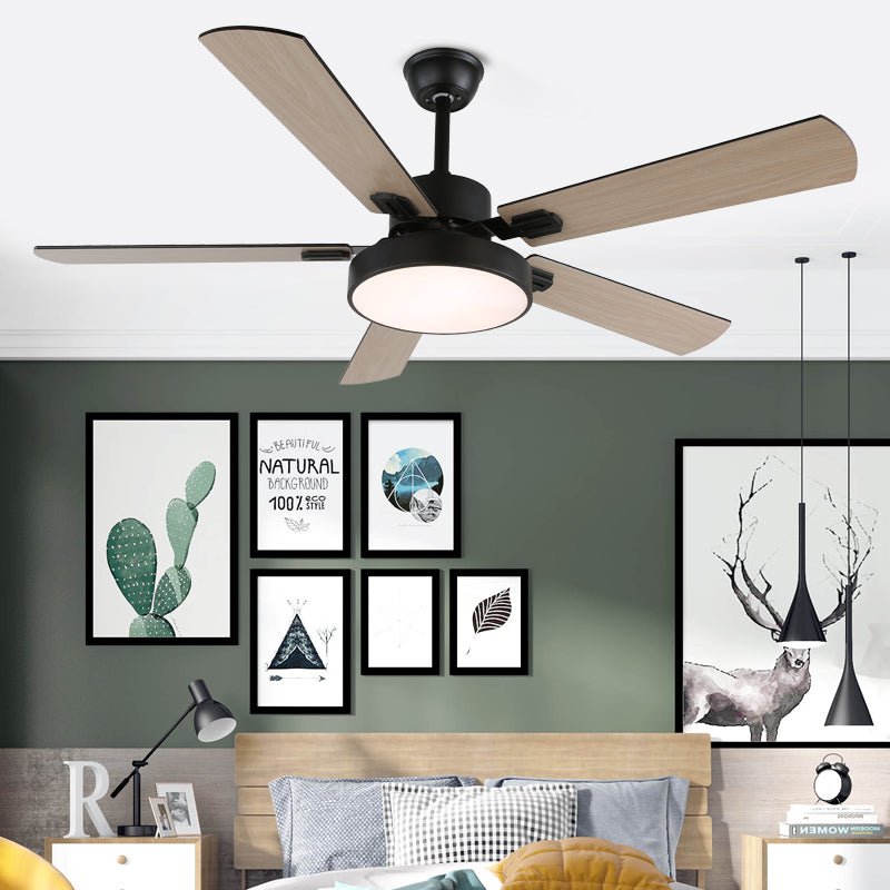 Aveline Modern Wood Ceiling Fan Light - Letslighting