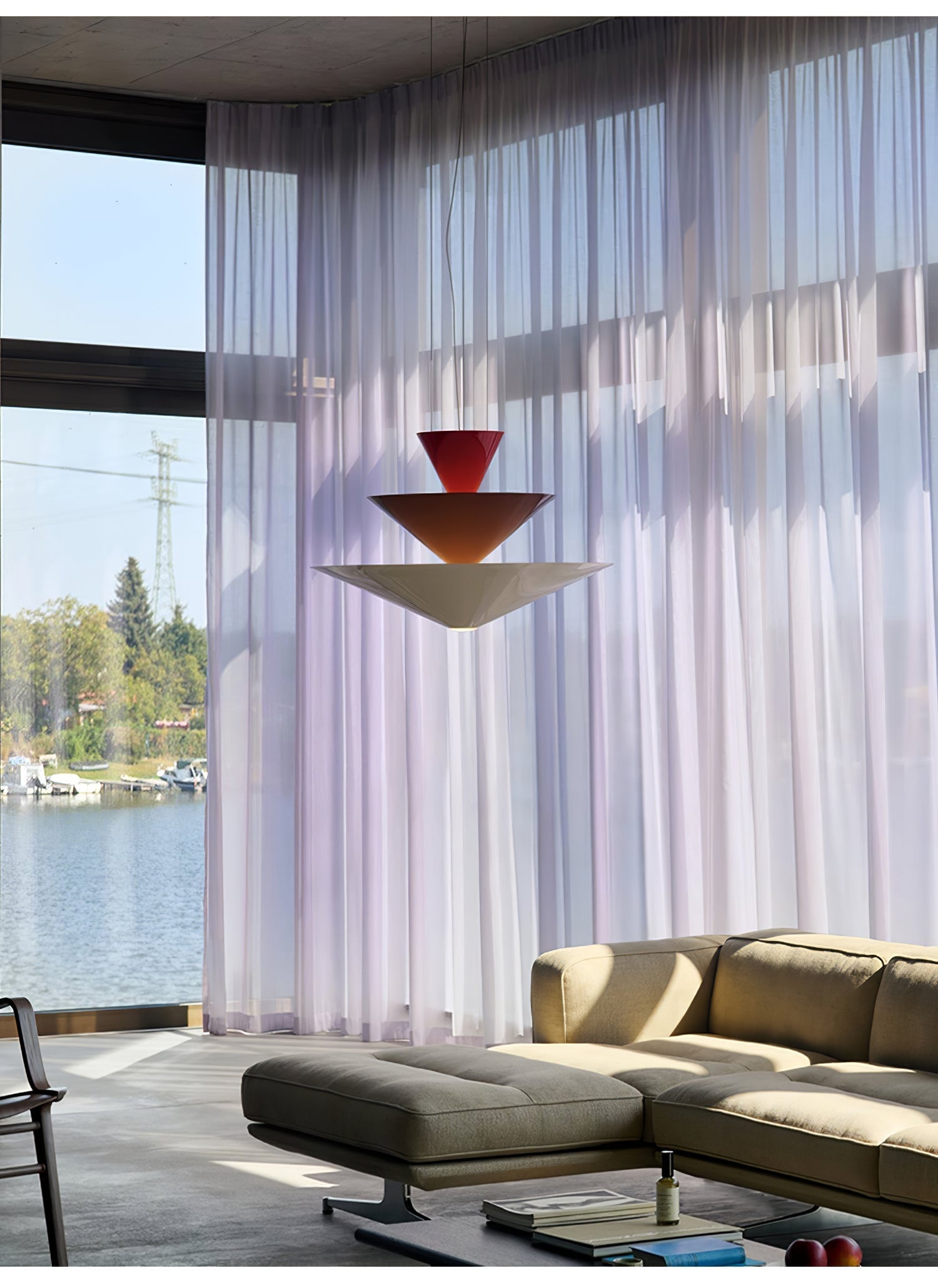 Pyramia Tiered Color Block Pendant Light - Letslighting