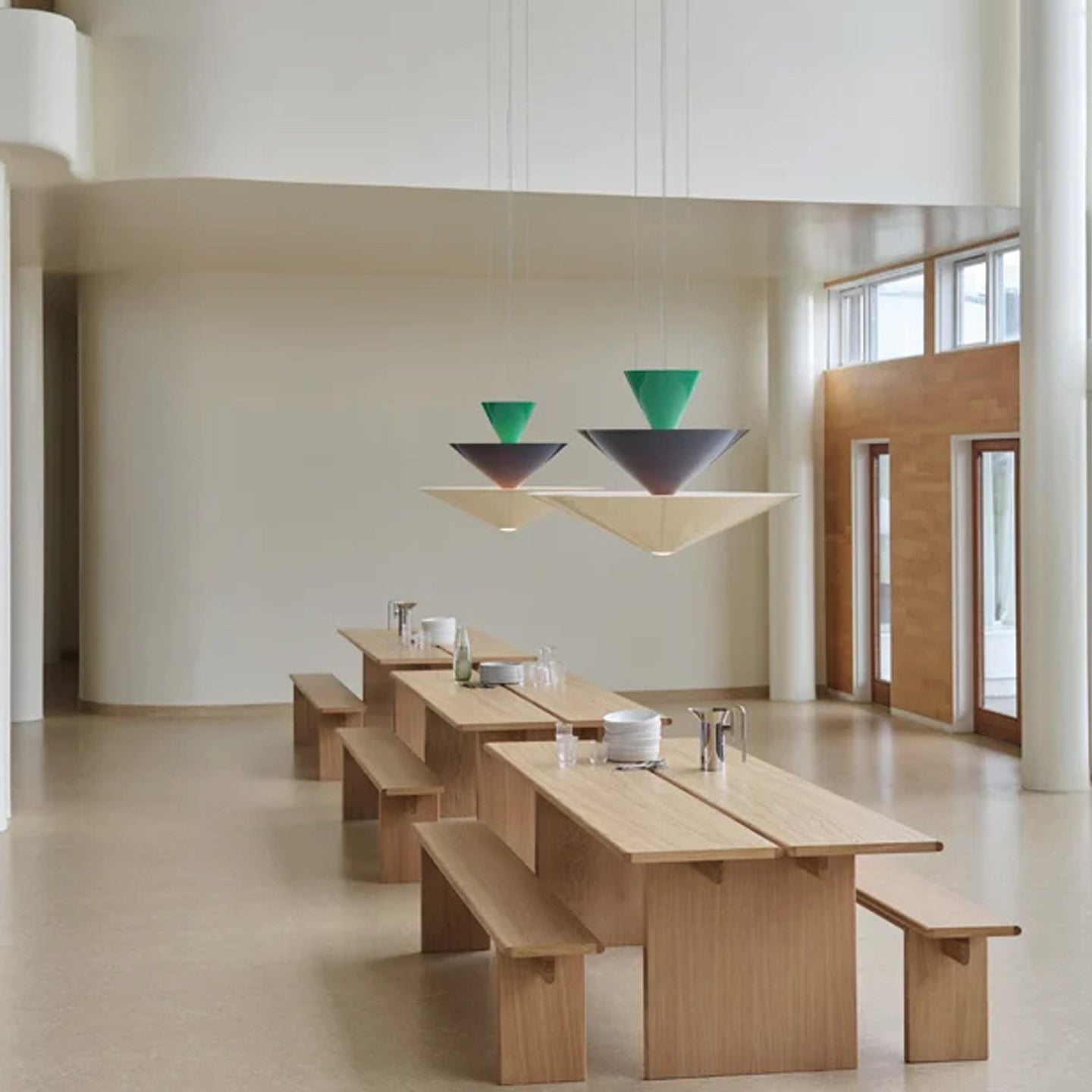 Pyramia Tiered Color Block Pendant Light - Letslighting
