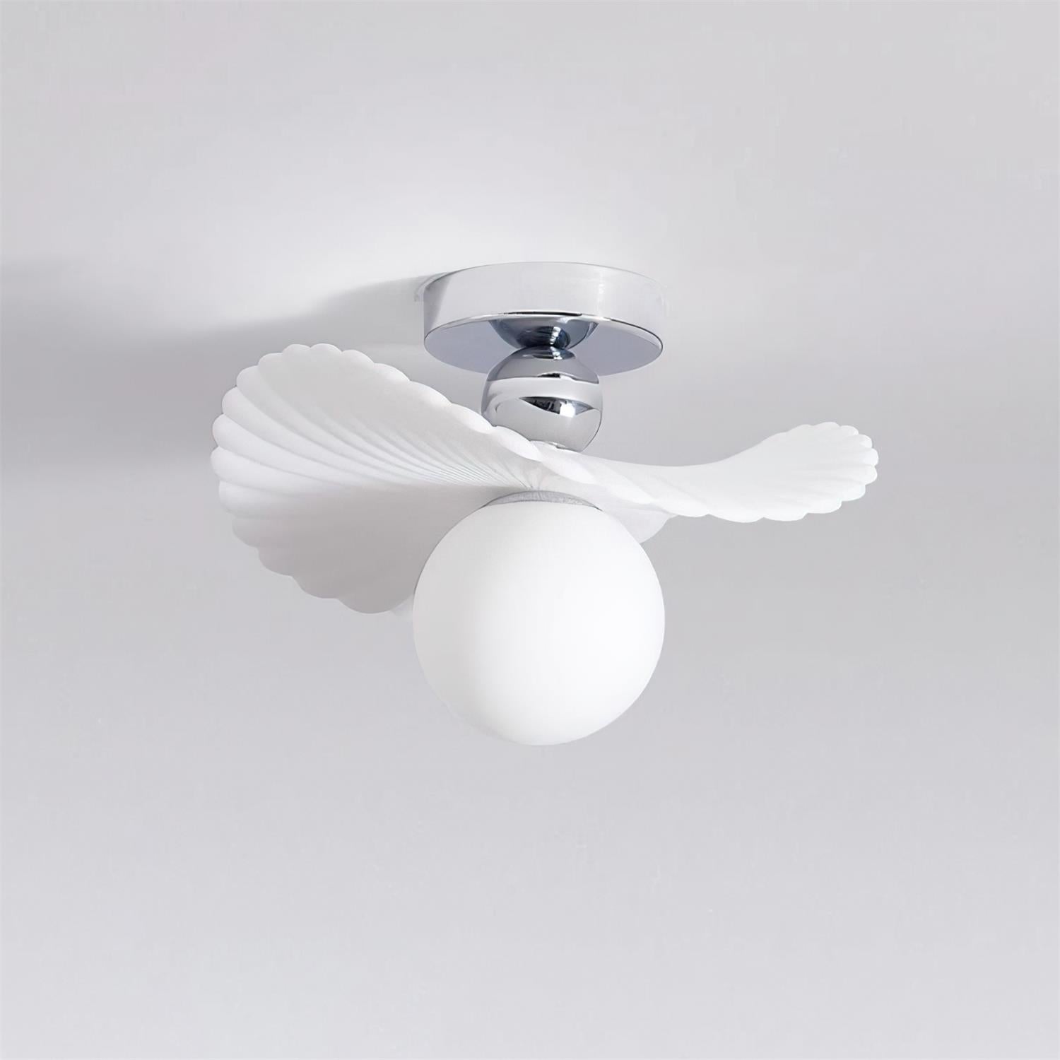 Ilyon Modern Winged Frosted Shade Ceiling Light - Letslighting