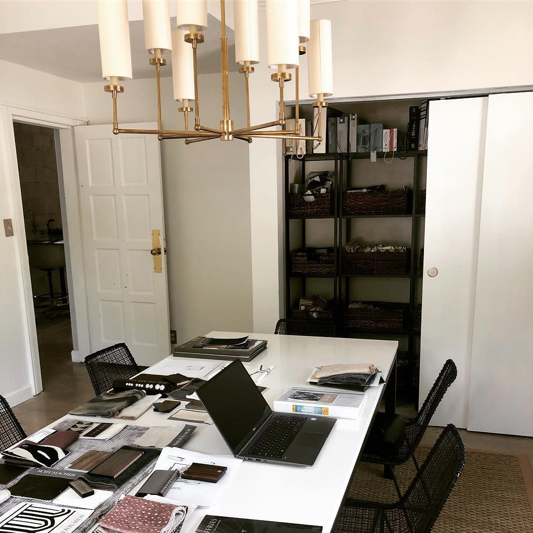 Artemis Chandelier Brass Fabric - Letslighting