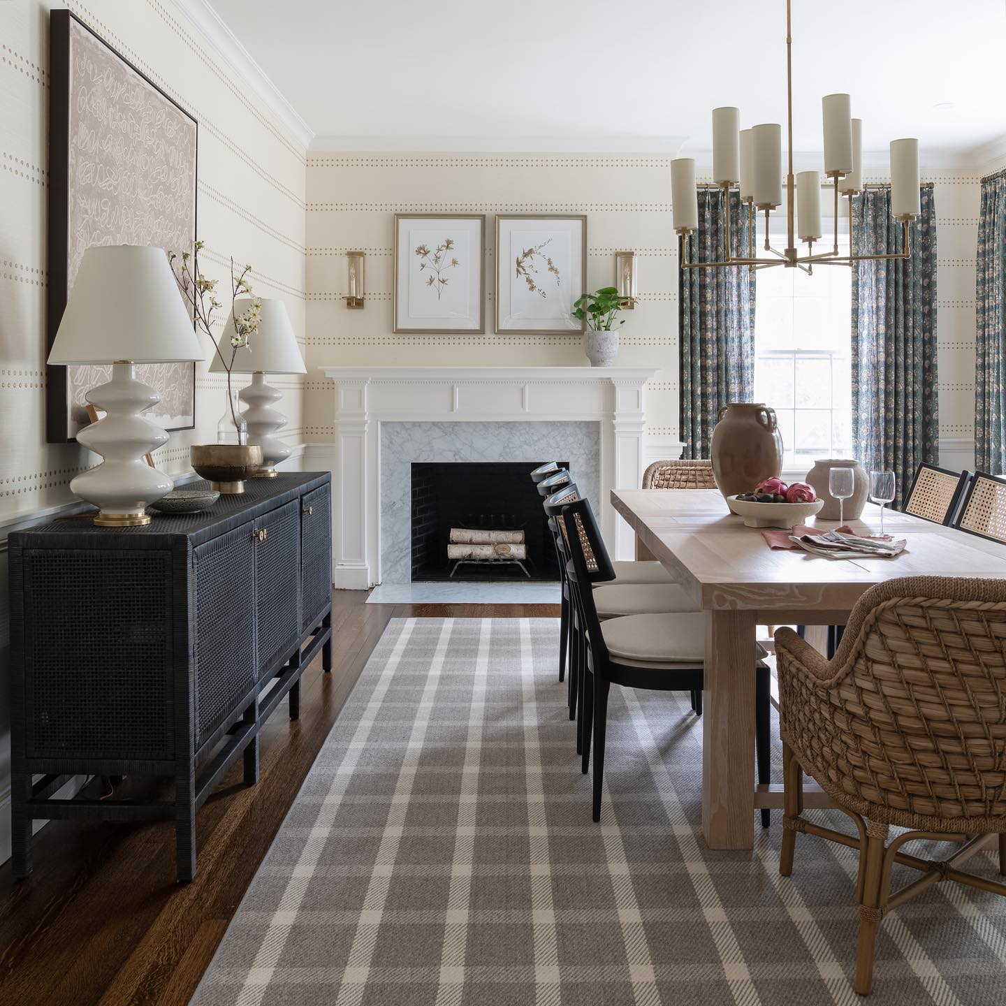 Artemis Chandelier Brass Fabric - Letslighting