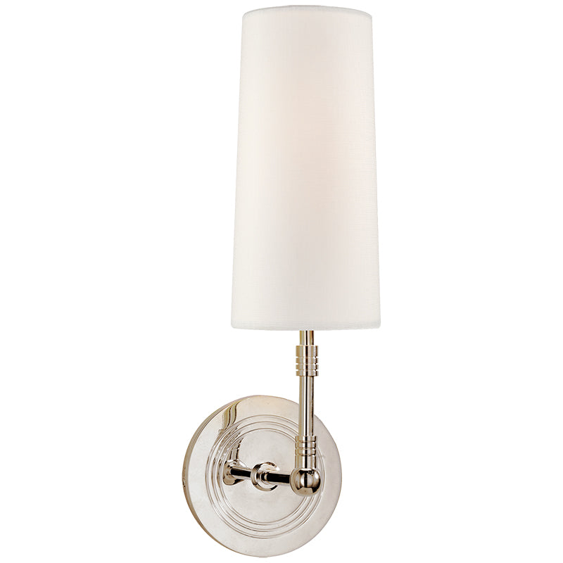 Ernorora Vintage Industrial Brass Fabric Wall Lamp - Letslighting