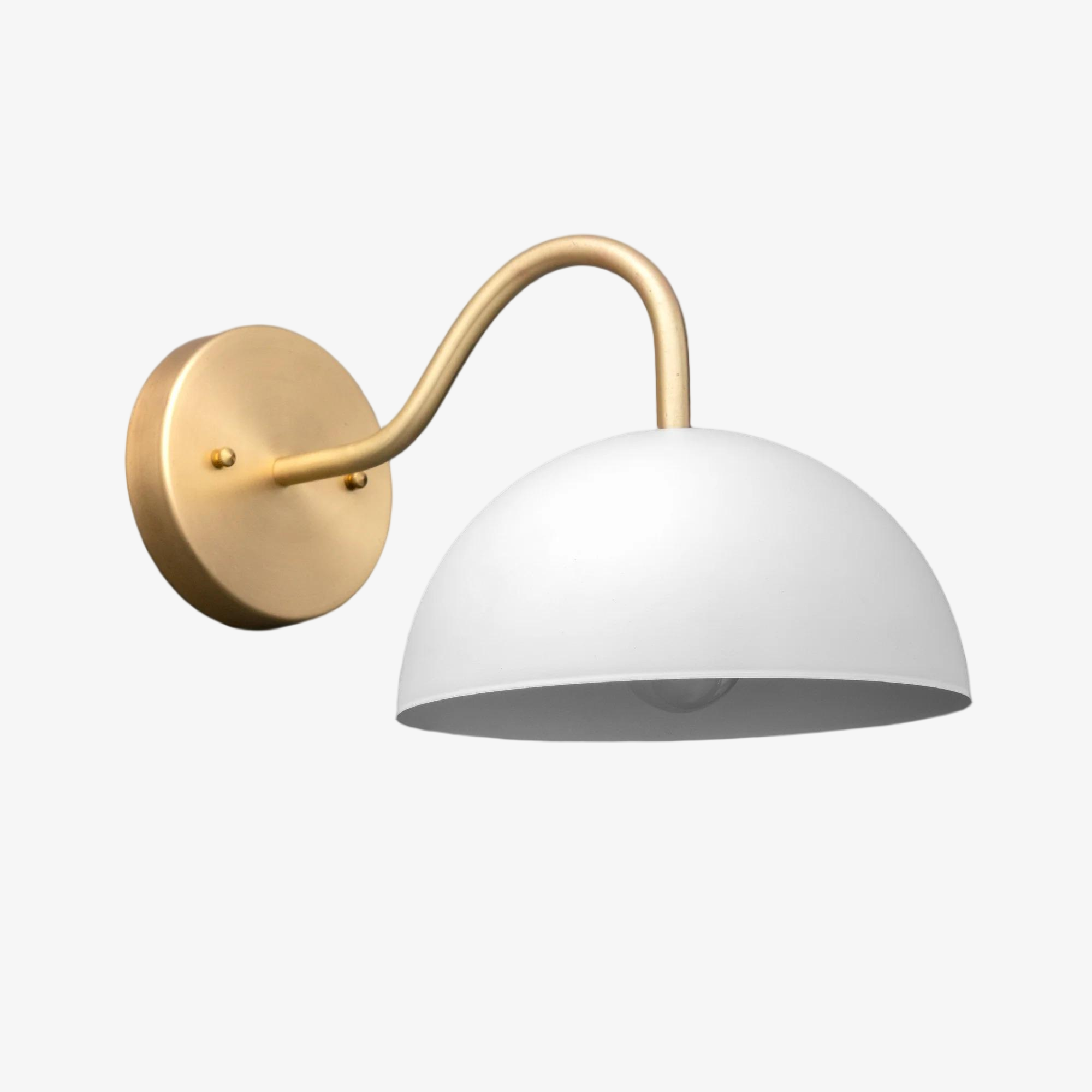 Disc Wall Sconce Metal Modern Vintage Hallway