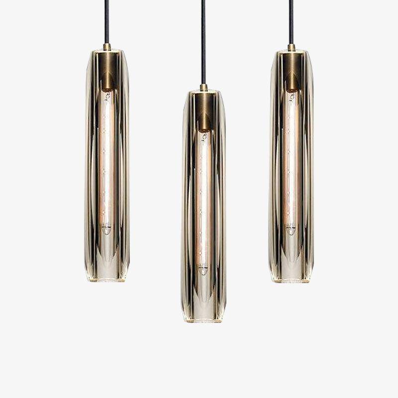 Arisha Brass Designer LED Glass Pendant Lamp - Letslighting