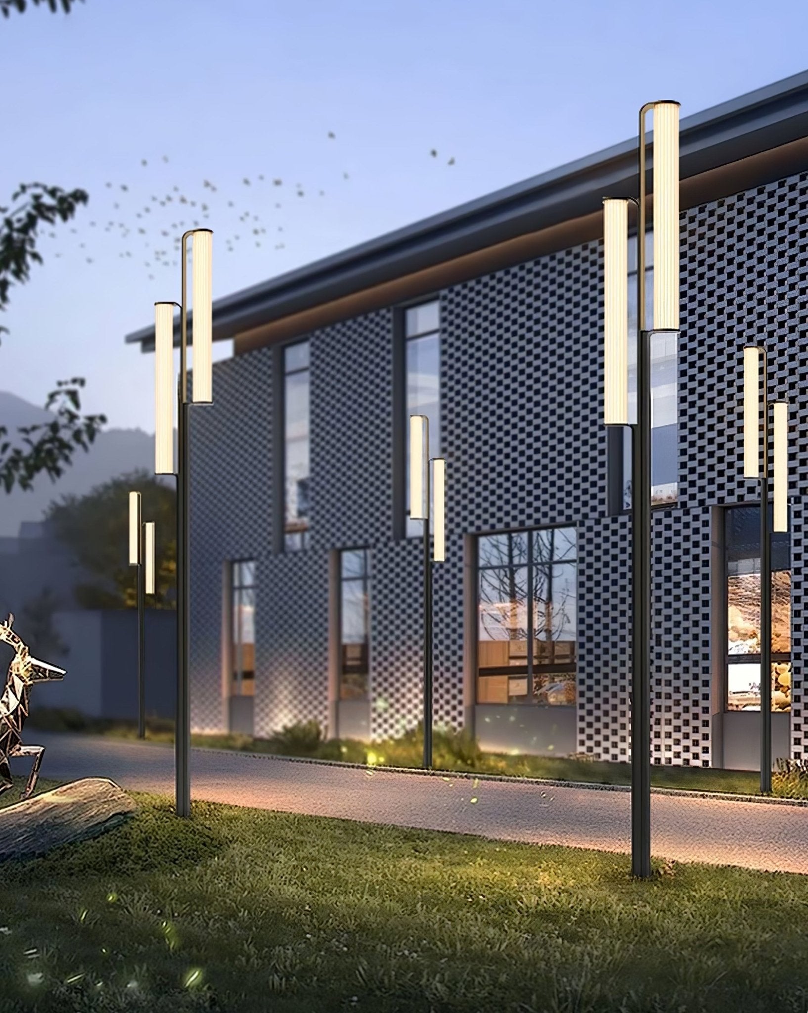 Lumo Arc Outdoor Post Lamp - Letslighting