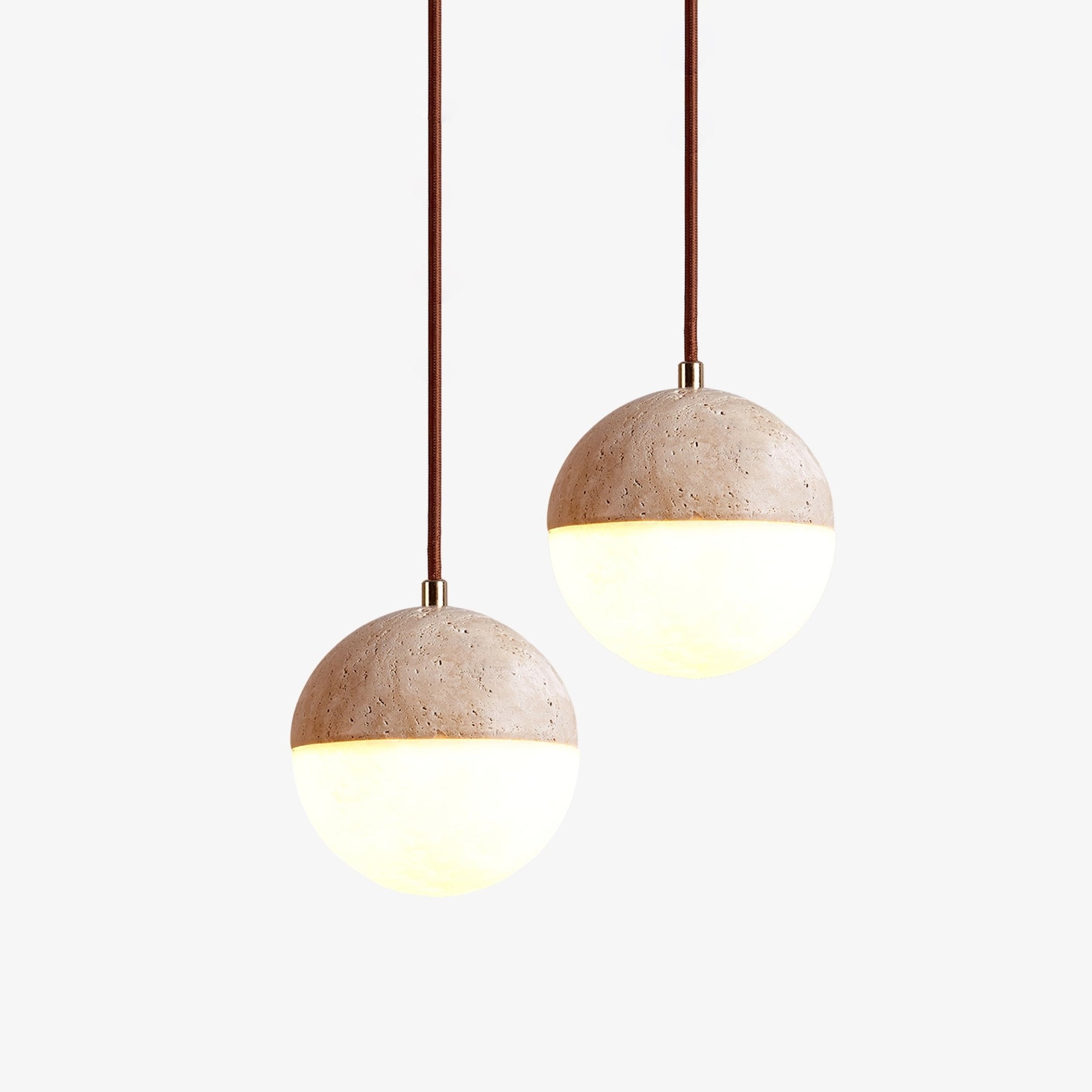 Soren Travertine Pendant Light - Letslighting