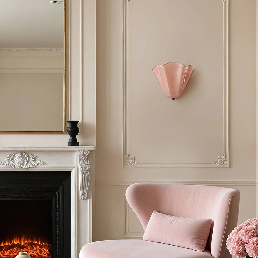 Musa Wall Lamp Artistic Hand-Blown Glass Light Hallway