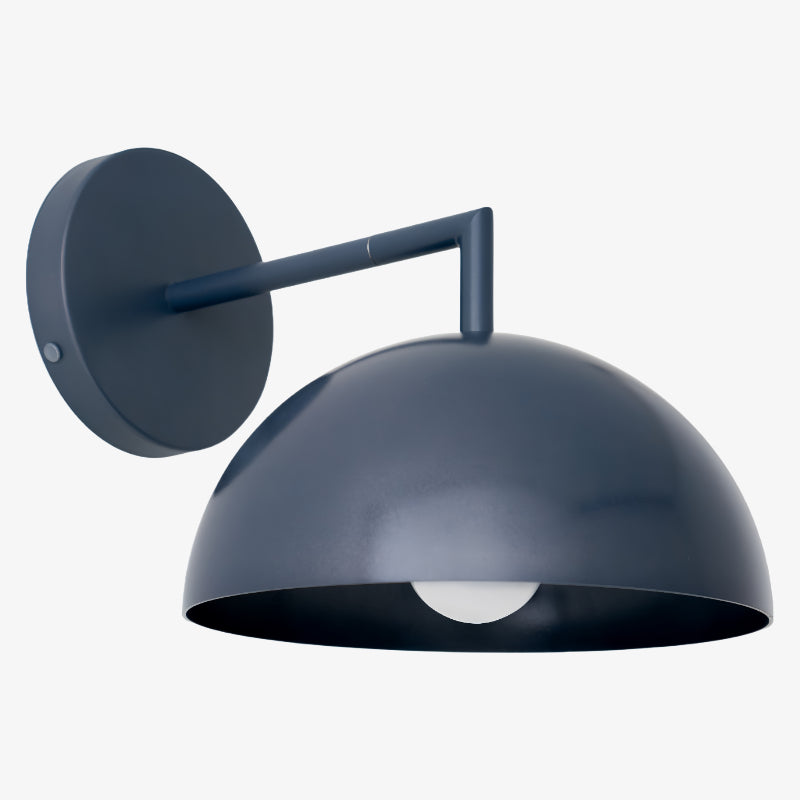 Chroma Minimalist Metal Dome Sconce