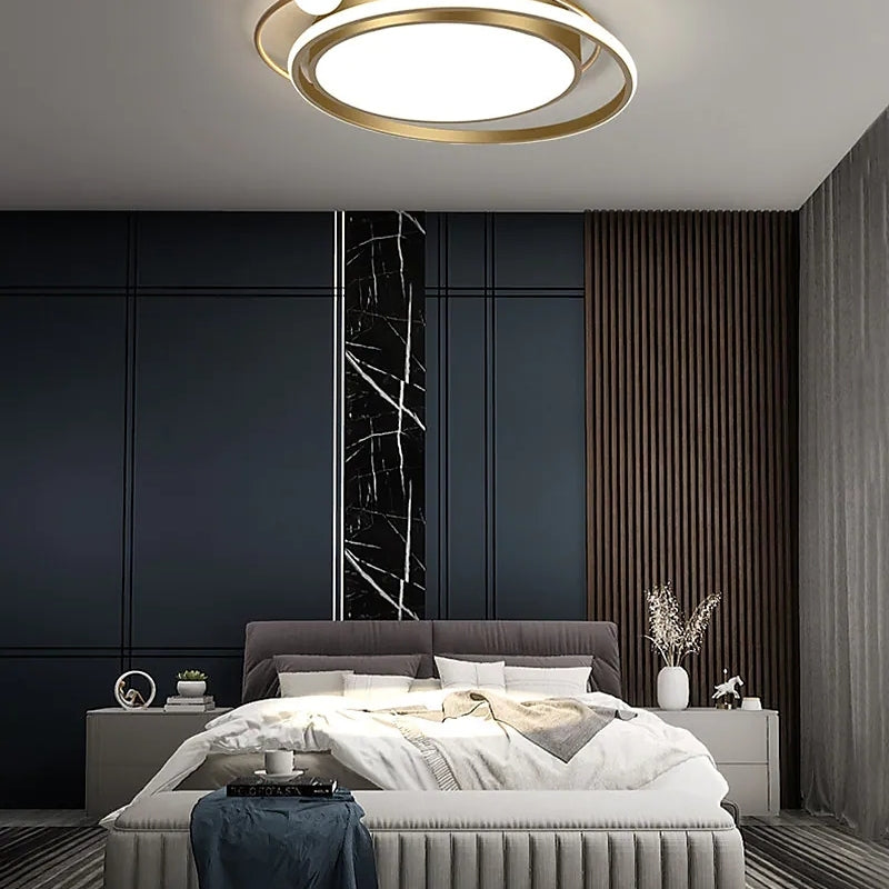 Arisha Modern Multi Orbit Flush Mount Ceiling Light - Letslighting