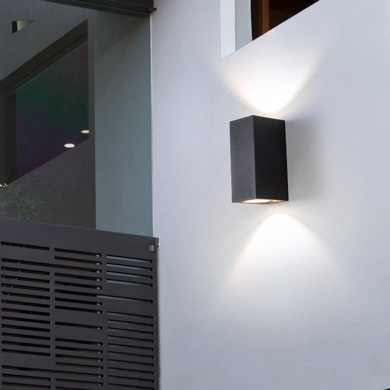Ray Minimalist Square Outdoor Wall Lamp - Letslighting