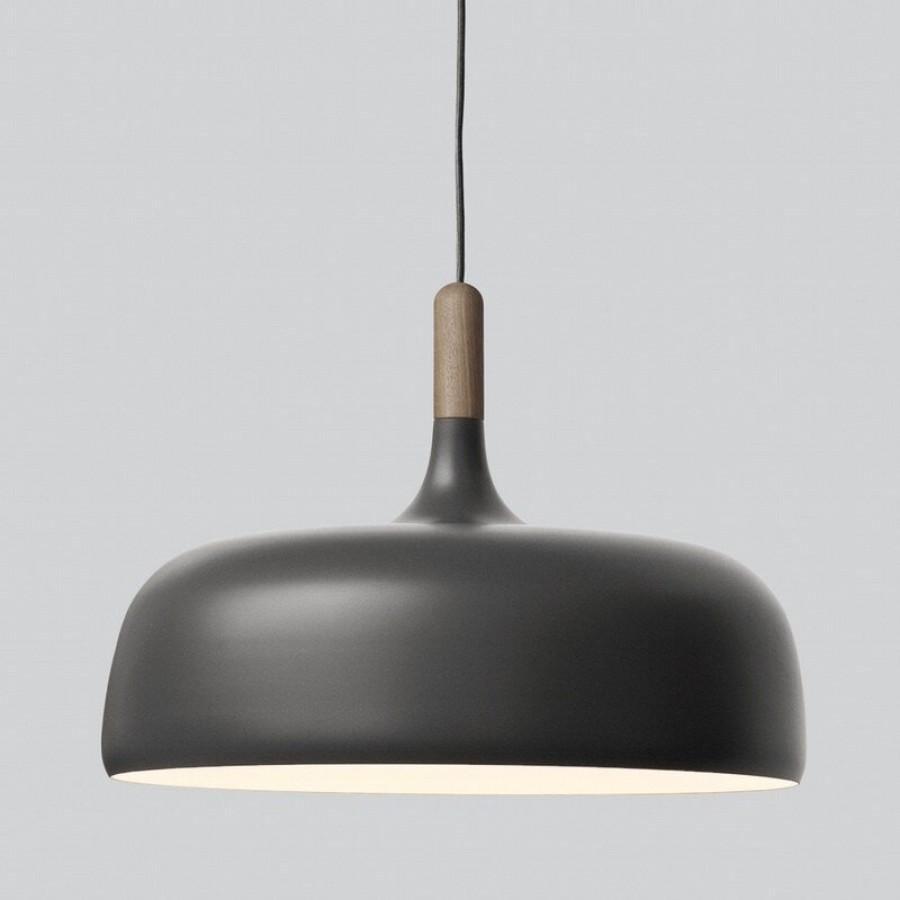 Lustra Pendant Lamp White Shade Wood - Letslighting