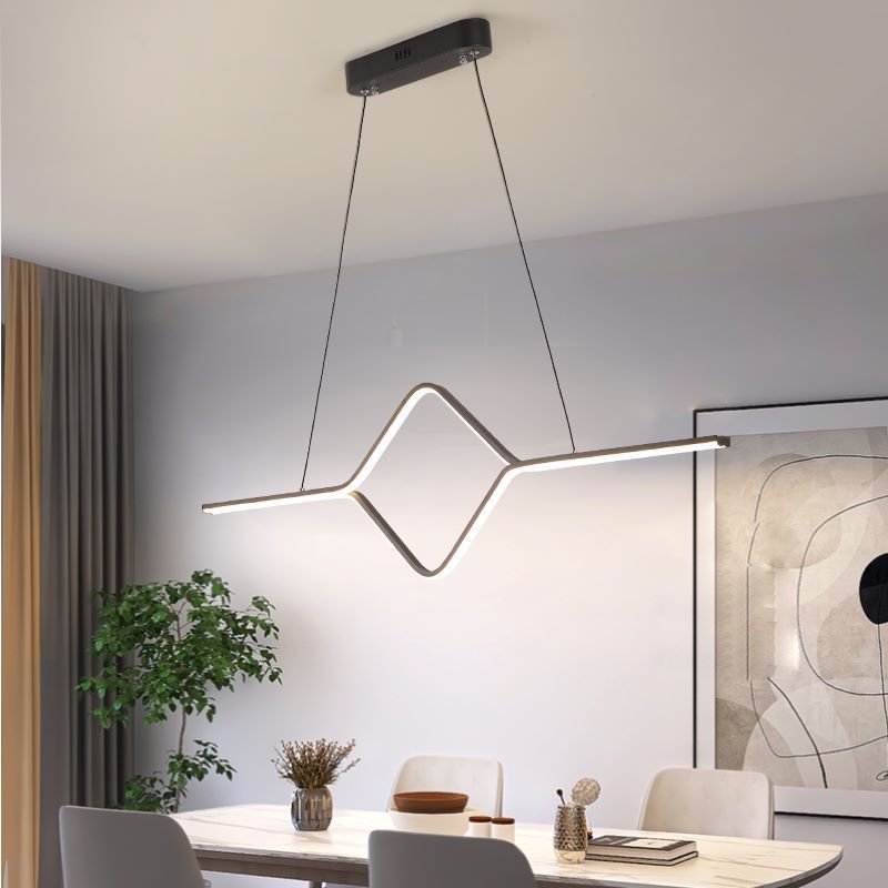 Arisha Modern Linear Square Pendant Light - Letslighting