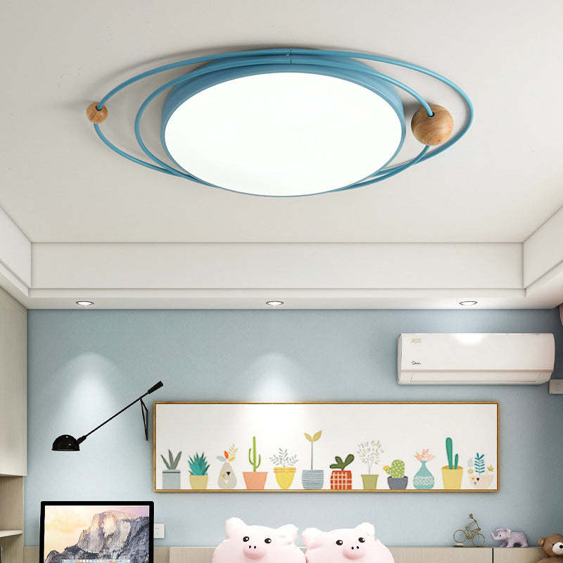 Arisha Modern Ceiling Light LED Wood Living Room - Letslighting